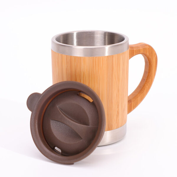 Bamboo Double Wall Insulation Cup-10oz