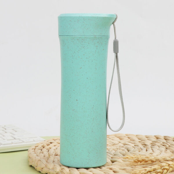 Portable Custom Plastic 10oz Water Bottle with Strap