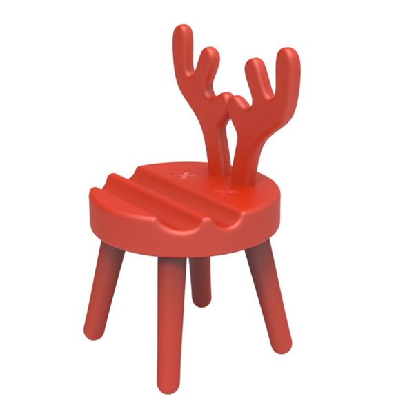 Cute Deer Horn Chair Shape Cell Phone Stand