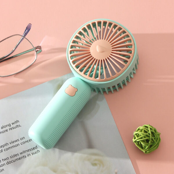 Summer Cartoon Handheld USB Rechargeable Fan