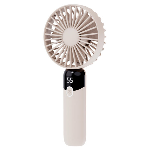 Summer Handheld USB Rechargeable Fan with LED Display