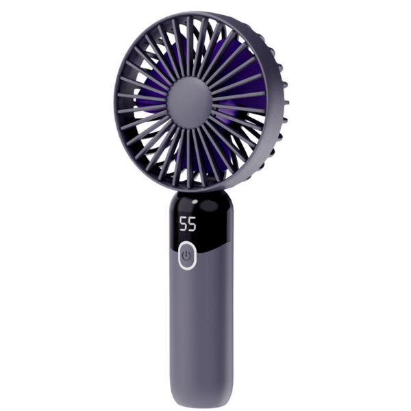 Summer Handheld USB Rechargeable Fan with LED Display