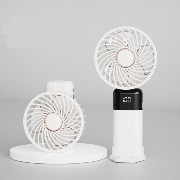 Custom Mini Portable Electric Fan with LED Display