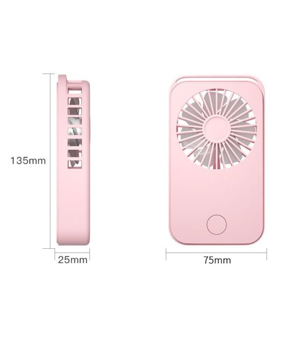 Summer Cute Square Handheld USB Rechargeable Fan