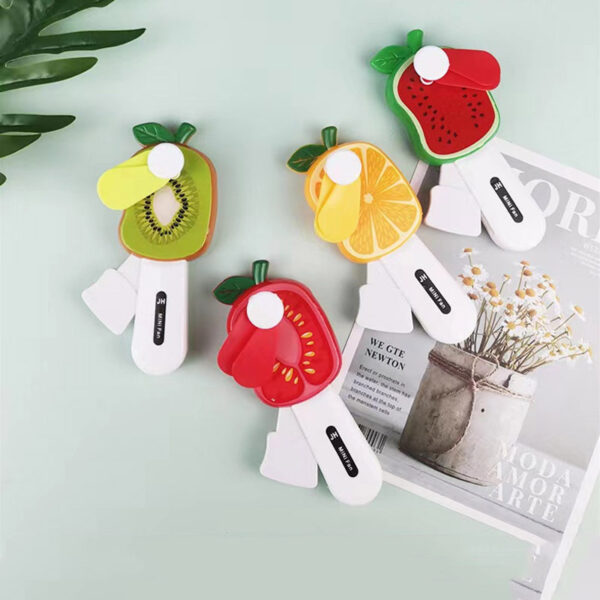 Custom Summer Cartoon Fruit Handheld Fan