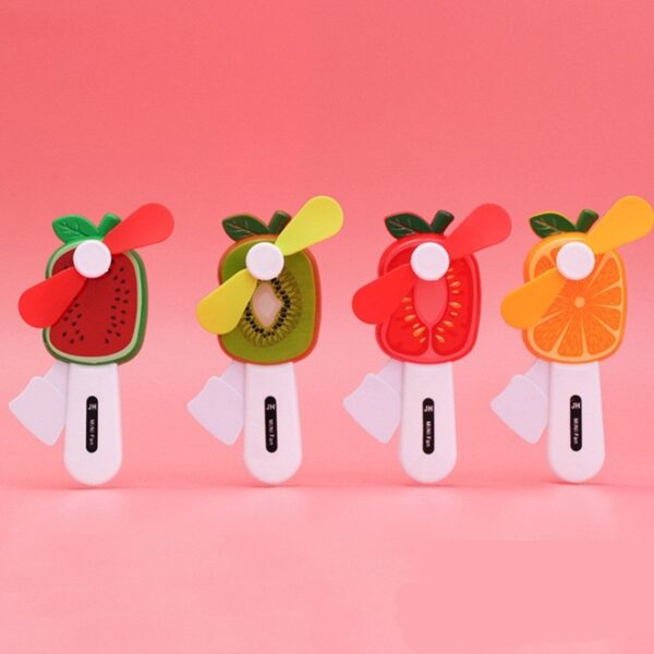 Custom Summer Cartoon Fruit Handheld Fan