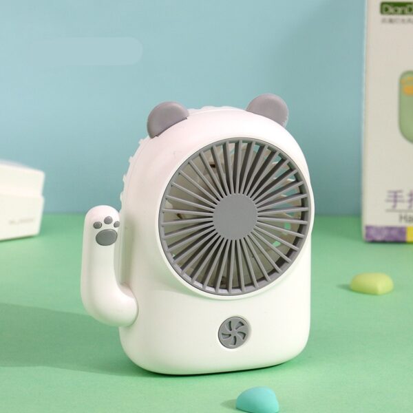 Cartoon Lucky Cat Shape Desktopn USB Fan