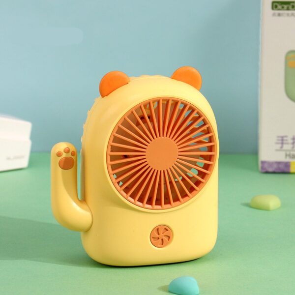 Cartoon Lucky Cat Shape Desktopn USB Fan