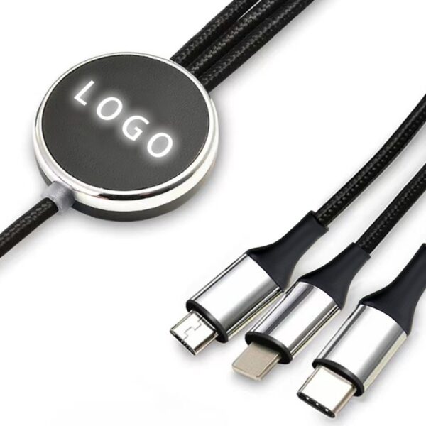 Custom LED Luminous 4-in-i Charging Cable