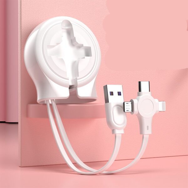 Portable Retractable 4-in-1 Charging Cable