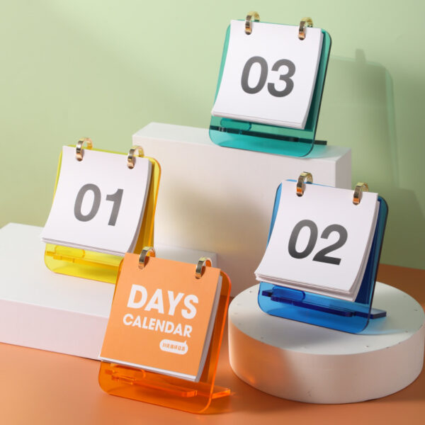 Acrylic Creative Desk Calendar