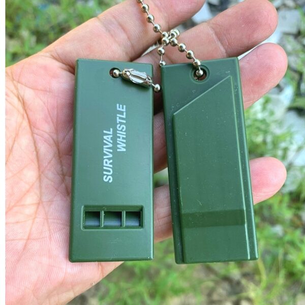 Tri-Frequency Outdoor Survival Whistle