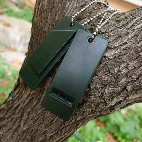 Tri-Frequency Outdoor Survival Whistle