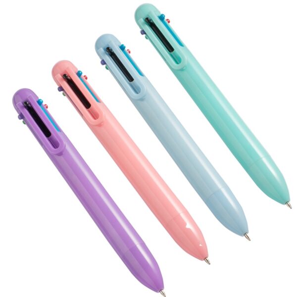 Color Push Action Multi-colour Ballpoint Pen