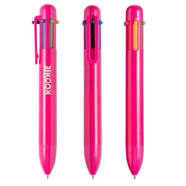 Color Push Action Multi-colour Ballpoint Pen