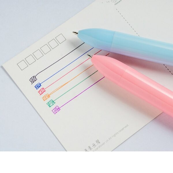 Color Push Action Multi-colour Ballpoint Pen