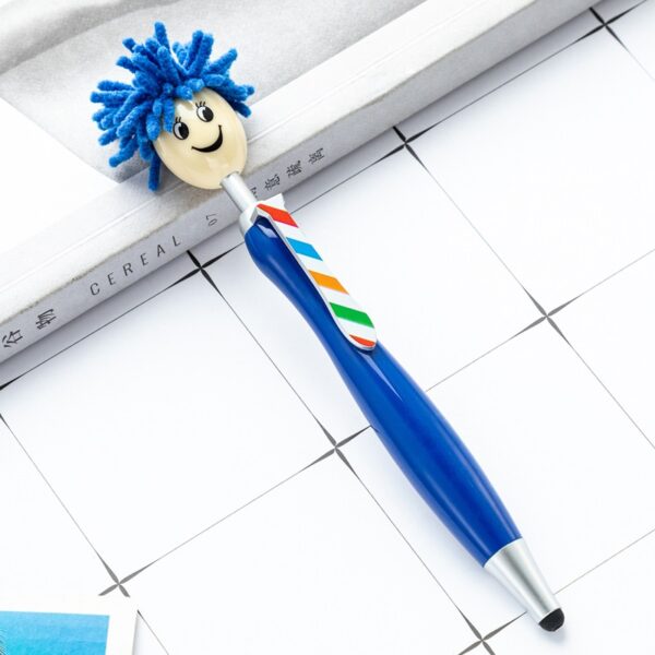 Stereoscopic Cartoon Smiley Stylus Pen