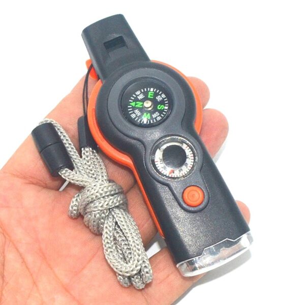 7-in-1 Multi-Functional Survival Whistle