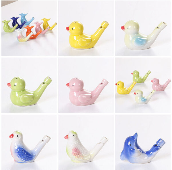 Handmade Cute Ceramic Animal Whistles