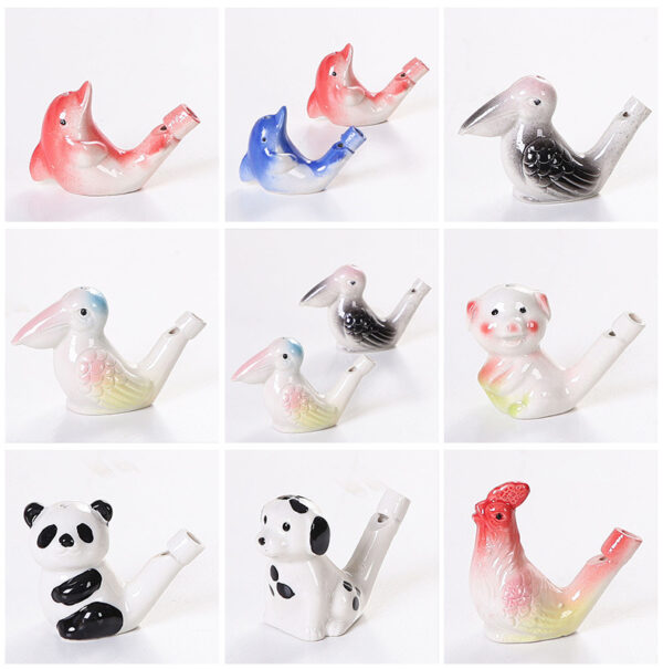 Handmade Cute Ceramic Animal Whistles