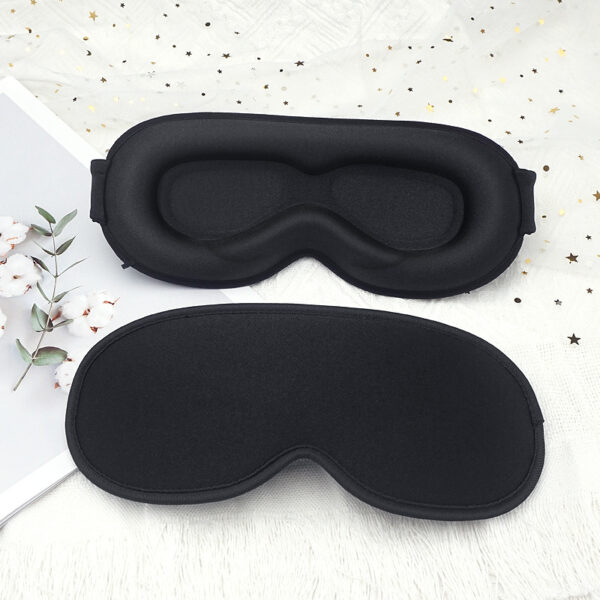 3D Contoured Light-Blocking Eyeshade Sleep Mask