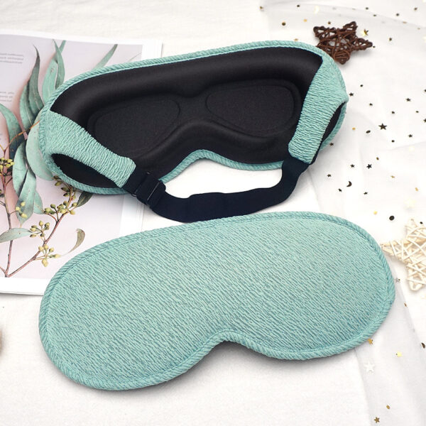 3D Contoured Light-Blocking Eyeshade Sleep Mask