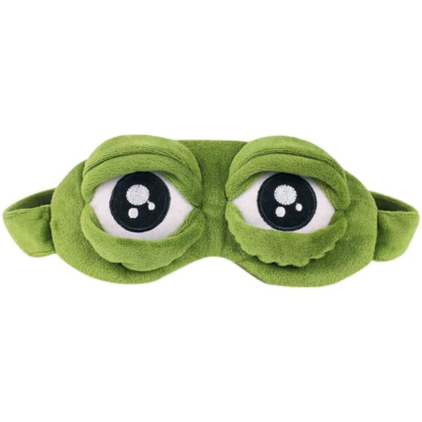 Funny Sad Frog Sleep Mask Eyeshade