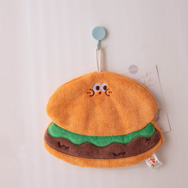 Hamburger Sandwich Food Children's Hand Towel