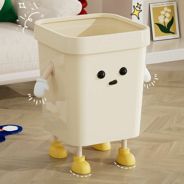 Adorable Cartoon Large-Capacity Trash Can