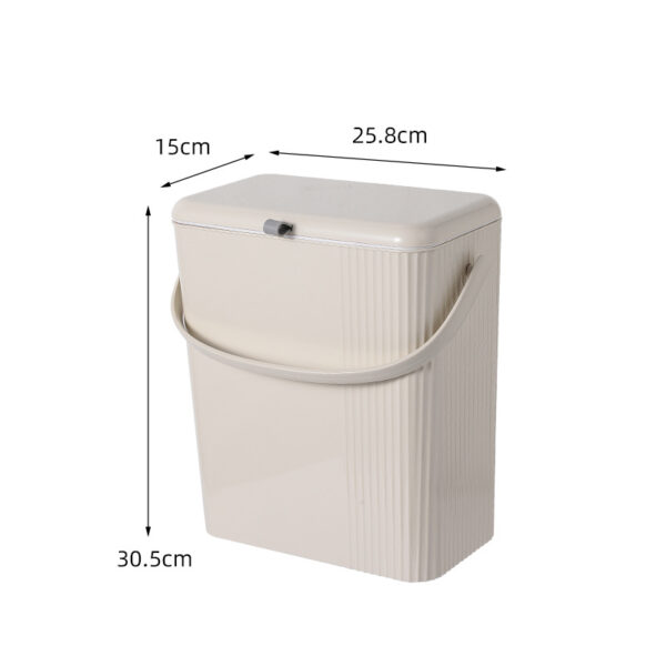 Kitchen Wall-Mounted Trash Can