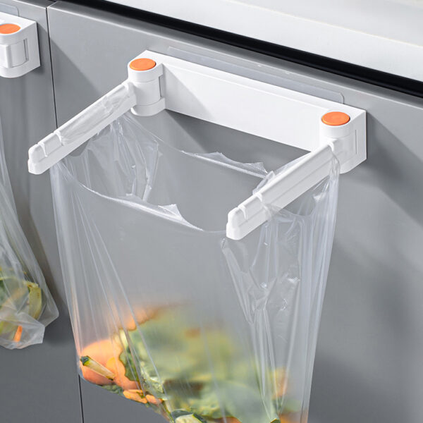 Versatile Plastic Bag Holder and Trash Bag Rack