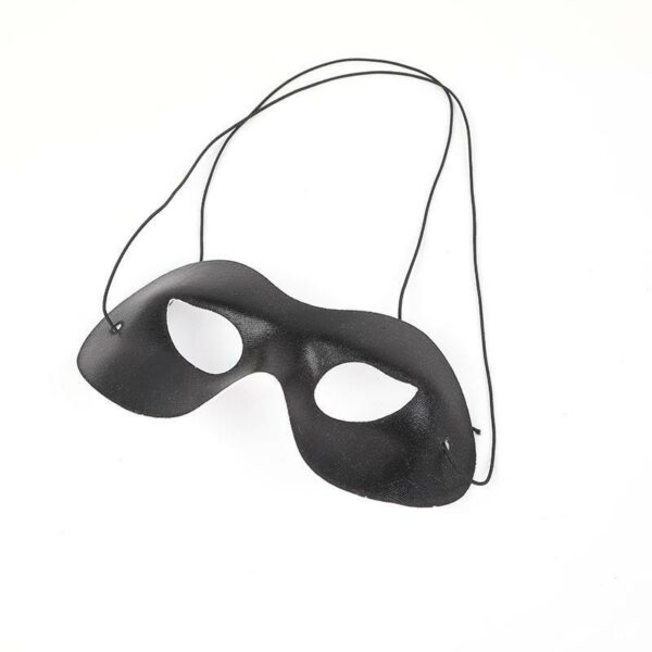 Black and Silver Glitter 8-Shaped Masquerade Masks