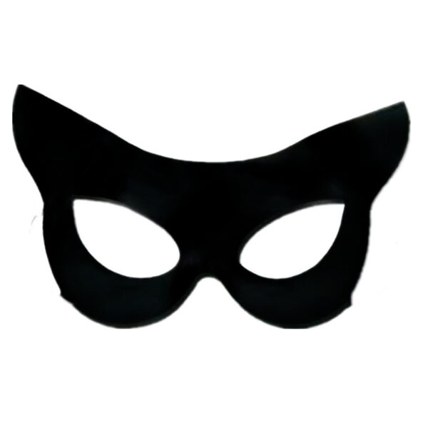 Halloween Masquerade Thief Night Felon Black Felt Mask