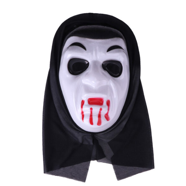 Halloween Masquerade White Scary Ghost Face Mask