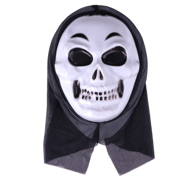 Halloween Masquerade White Scary Ghost Face Mask