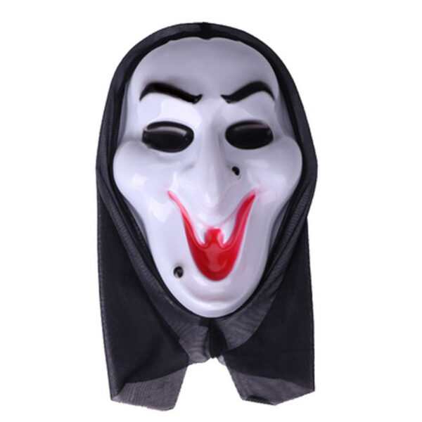 Halloween Masquerade White Scary Ghost Face Mask