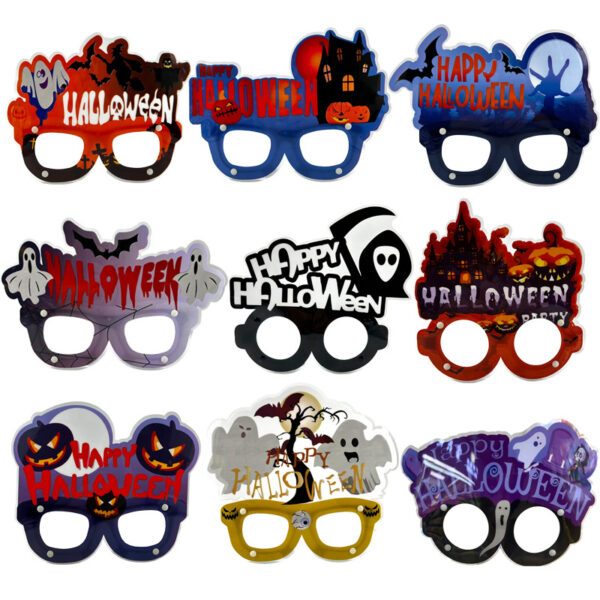 Halloween Plastic PVC Party Glasses Mask