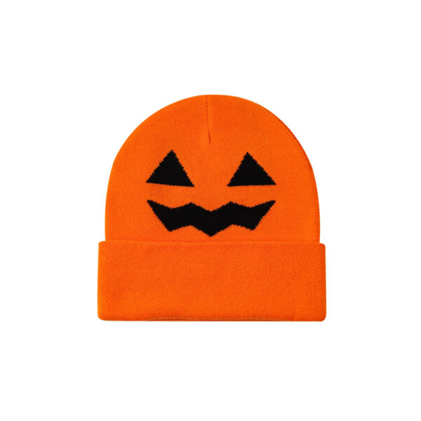 Halloween Pumpkin Head Knitted Hat