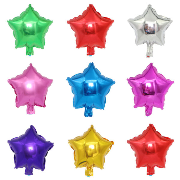 10-Inch Small Star Foil Balloons