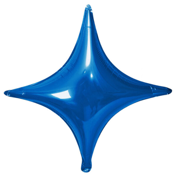 10-Inch Four-Point Star Foil Balloons