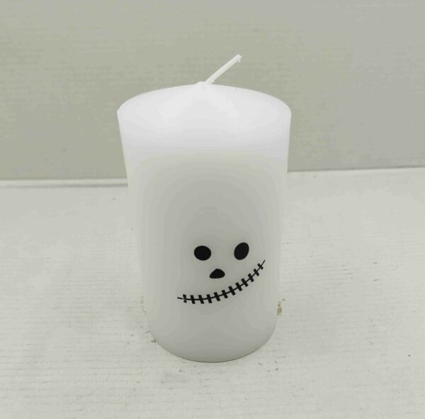 Halloween Ghost Face Candle