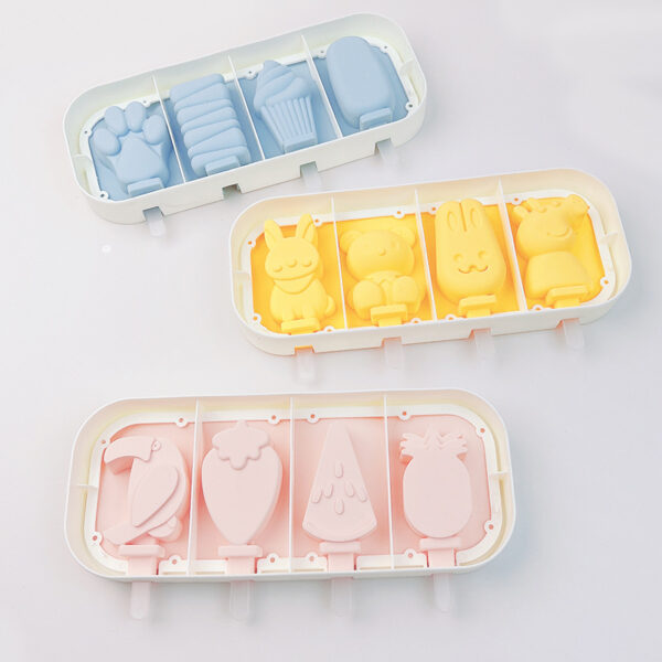 Cute Ice Cream Shapes Silicone Mold