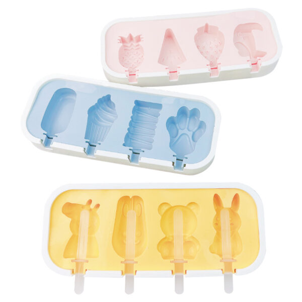 Cute Ice Cream Shapes Silicone Mold