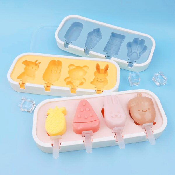 Cute Ice Cream Shapes Silicone Mold