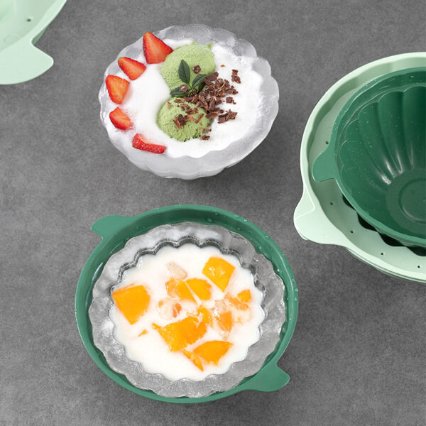 Dual-Layer PP Ice Salad Bowl Mold