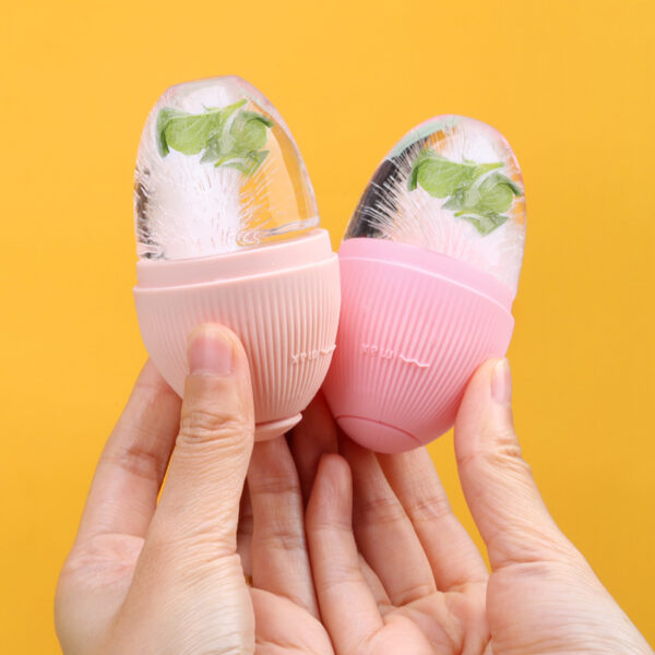 Egg-Shaped Facial Ice Pack for Soothing Massage