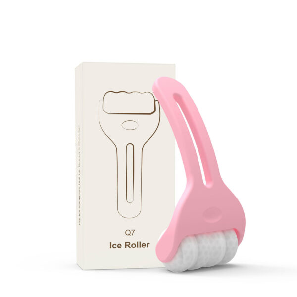 Frosted Handle Ice Roller for Home Facial Therapy