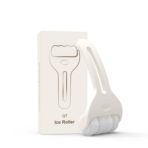 Frosted Handle Ice Roller for Home Facial Therapy