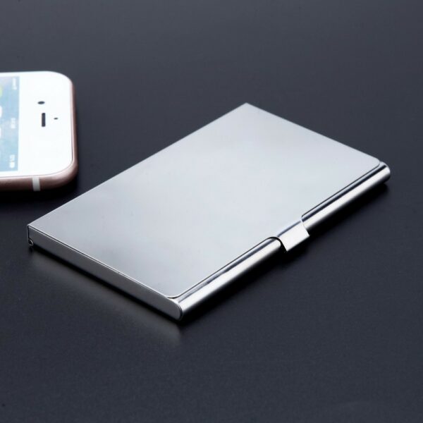 Stainless Steel Portable Business Card Holder