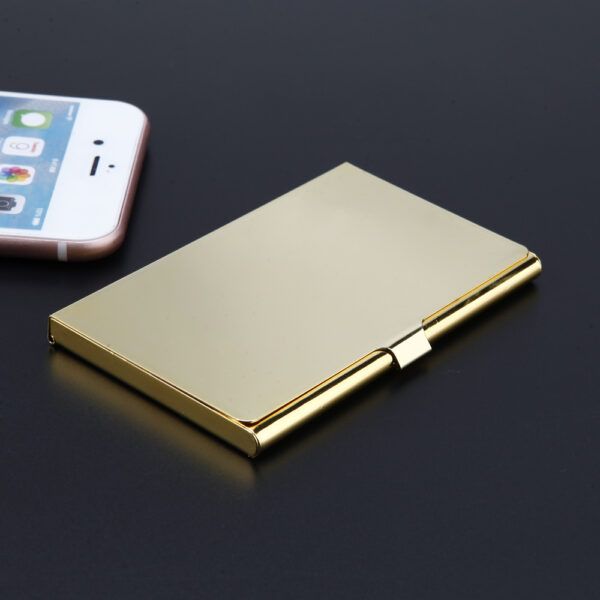 Stainless Steel Portable Business Card Holder